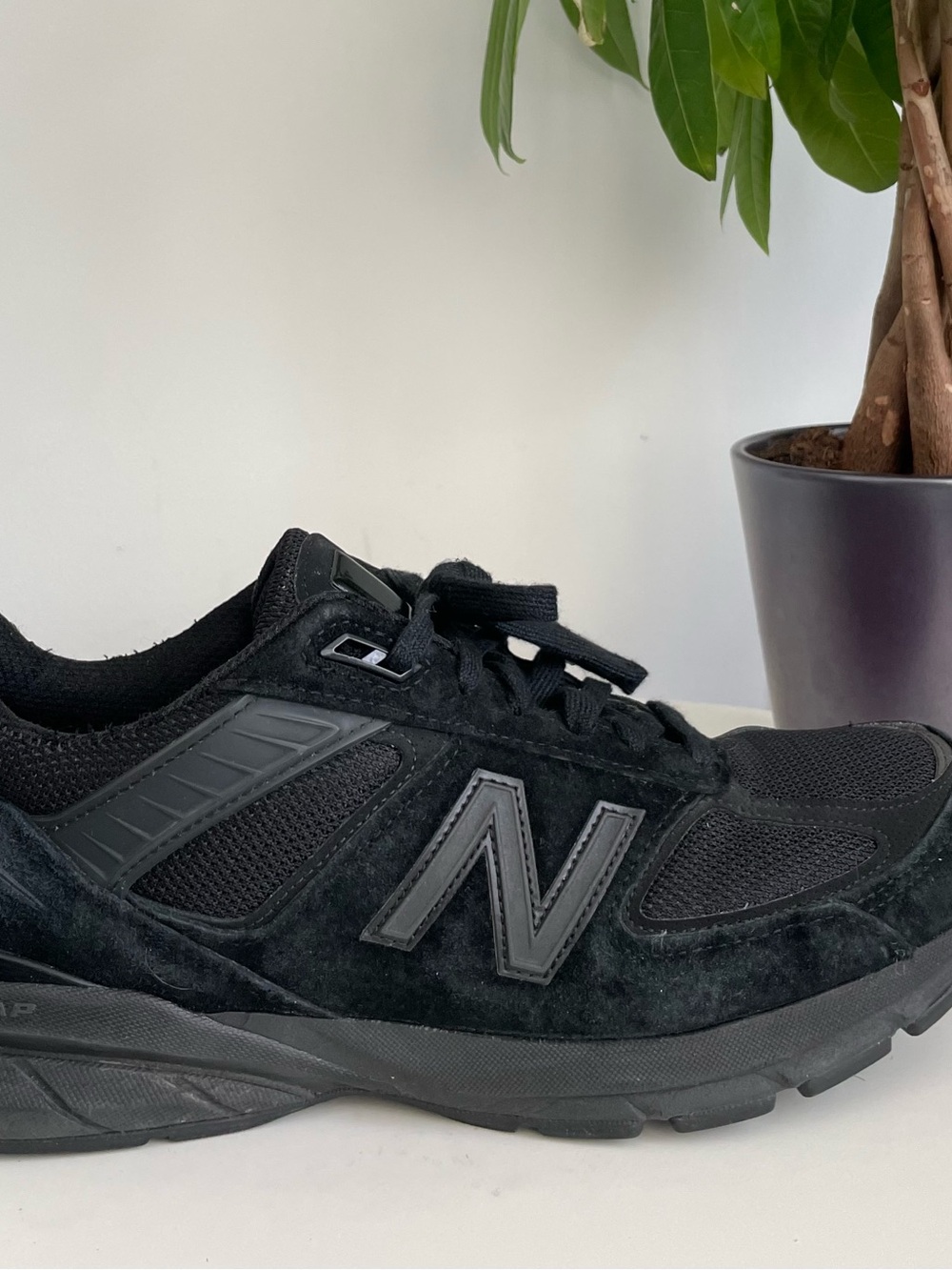 Men Size 10 New Balance 990v5 Triple Black Shoes 990 V 5